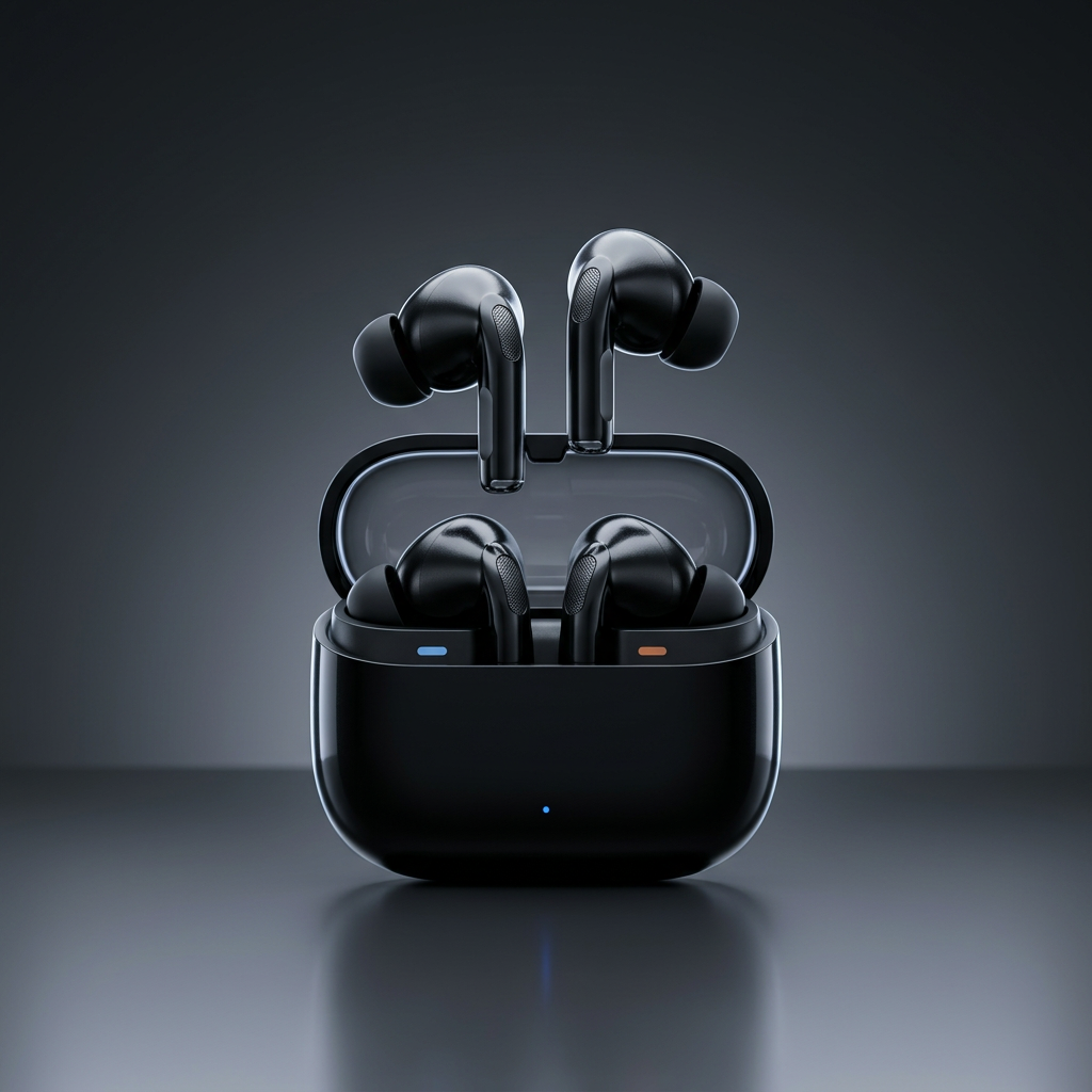 Buds ANC/ENC Wireless Earbuds — Black, Bluetooth 5.2 1